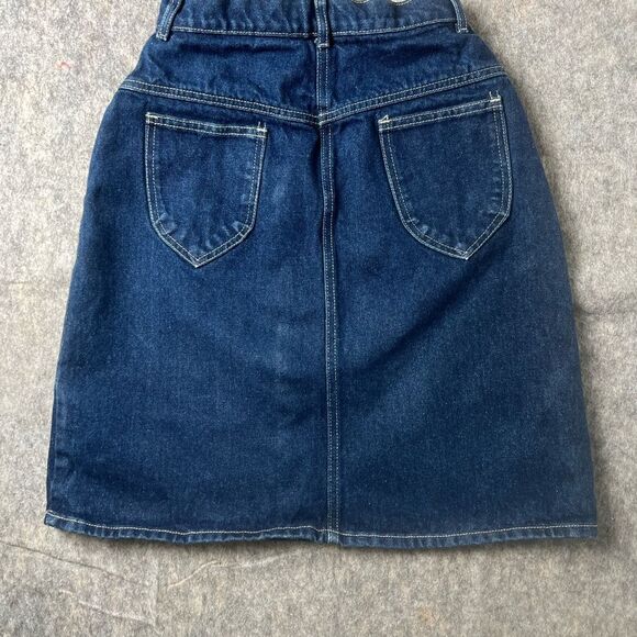 Vintage Hunt Club Women’s Denim Mini Skirt Size Small Preppy 80's #118 - Picture 6 of 9